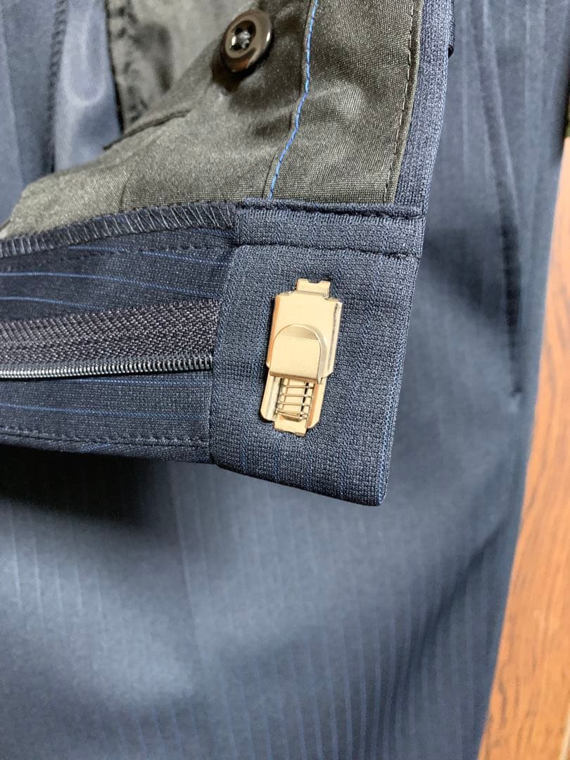 A5新品未使用！快適ストレッチ2パンツスーツ！定番ネイビー！ウォッシャブル！