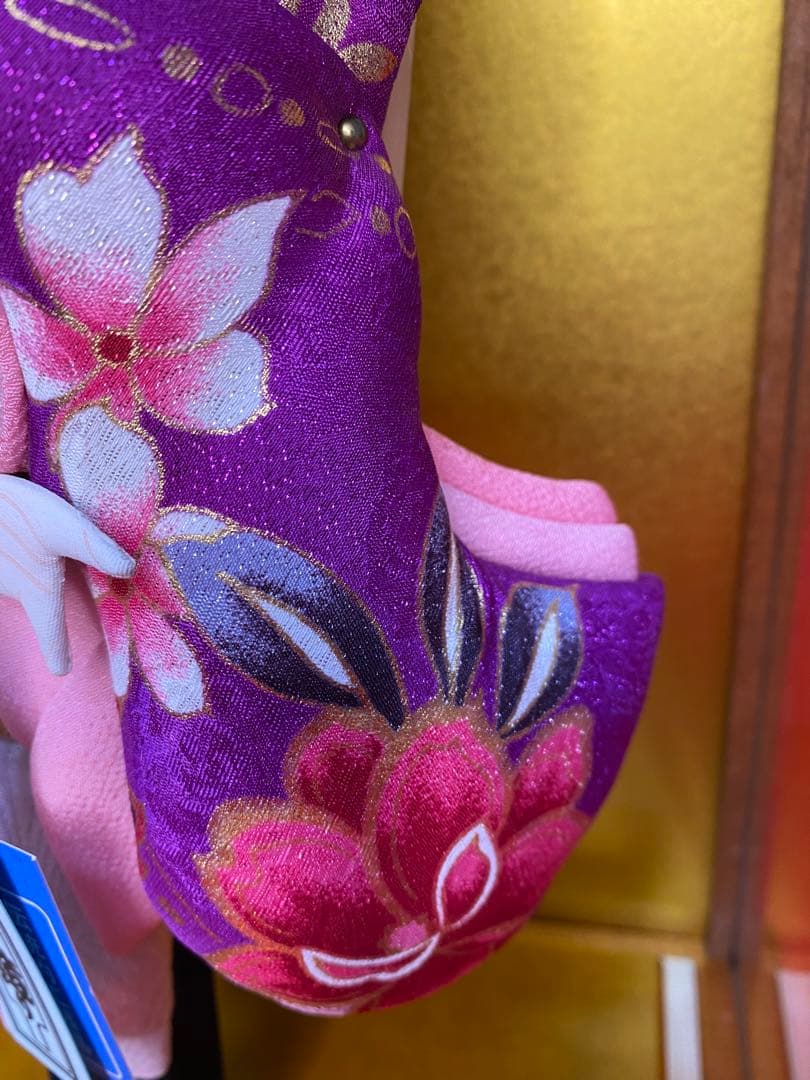 本つげかんざし　羽子板ガラスケース１０号・間口約２７×奥行約２１×高さ約４６㎝