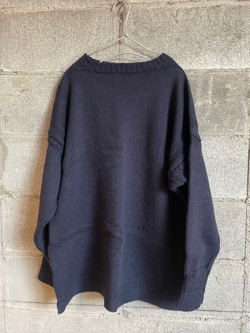 Le Tricotuer ルトリコチュール ガンジーセーター (ネイビー/50)