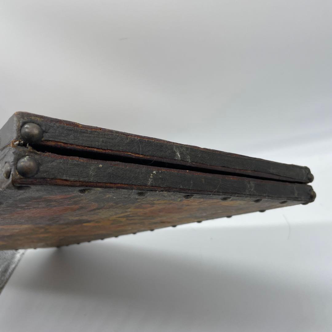 海外製　ヴィンテージ　アンティーク　デコパージュパネル　スクラップスクリーン