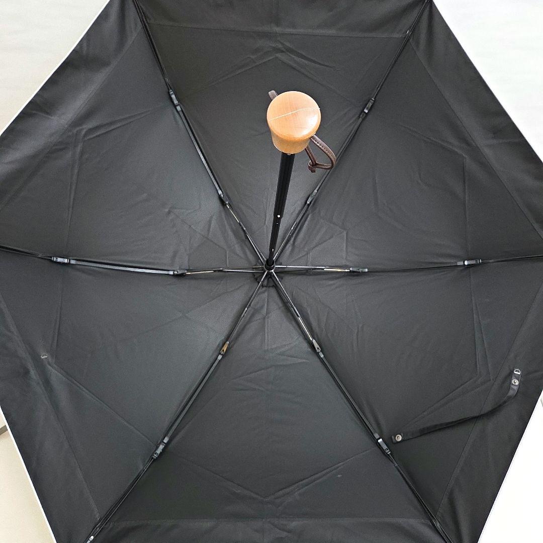 サンバリア100　折りたたみ日傘 ３段折　モスグレー　3回使用