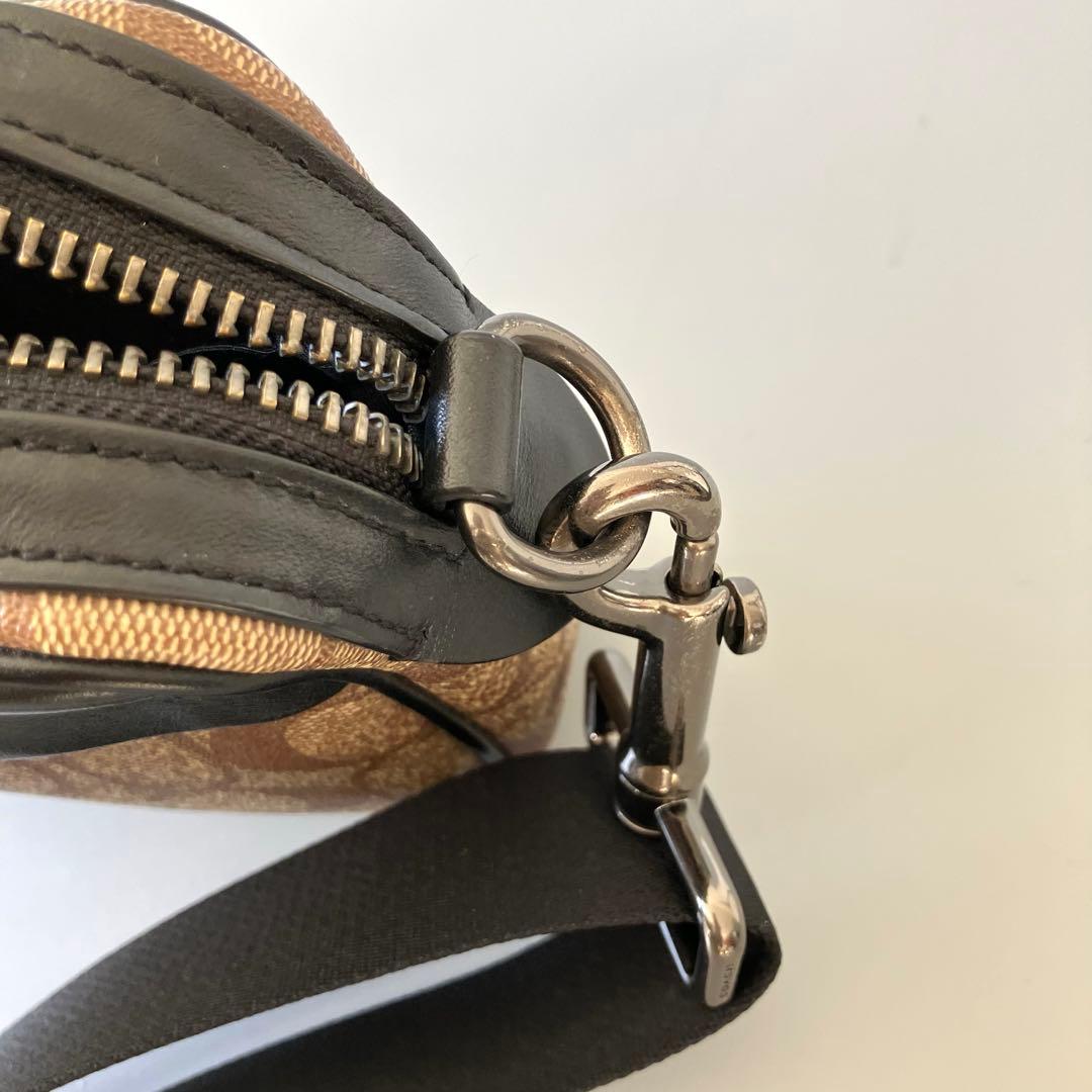 ◆美品 COACH コーチ ショルダーバッグ F50715 シグネチャー