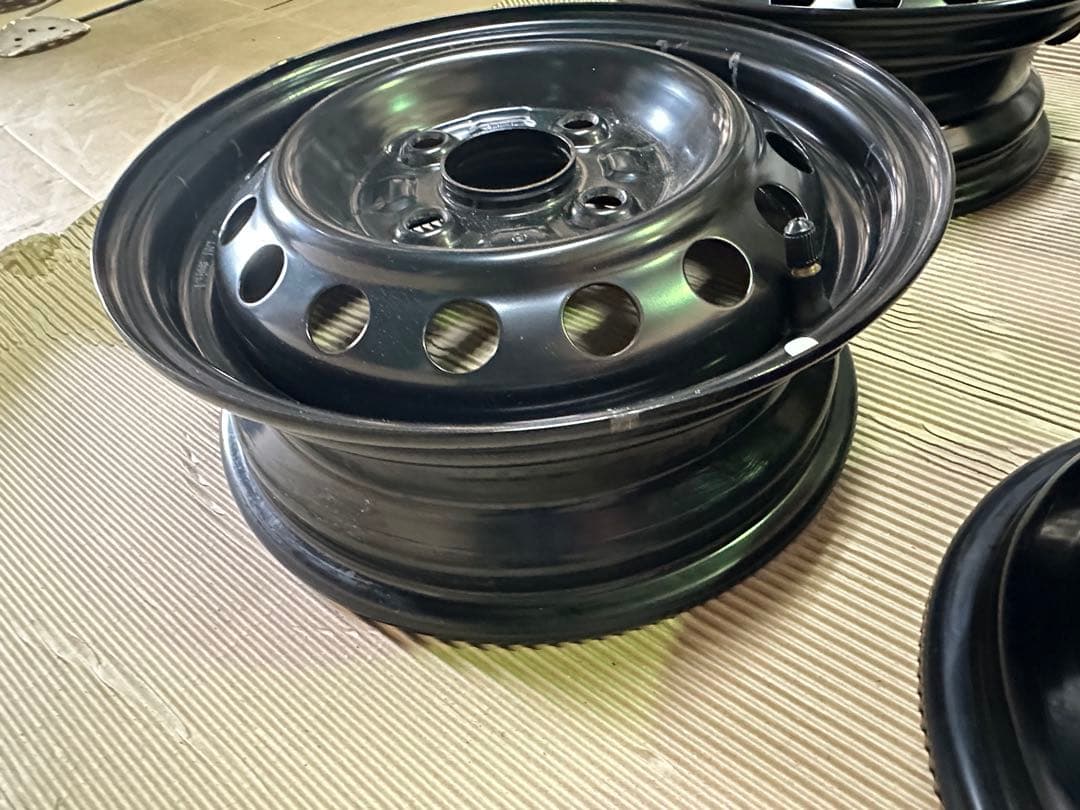 【新車外し】純正　鉄チン&キャップ　4本　ハイゼット　アトレー　S700V系