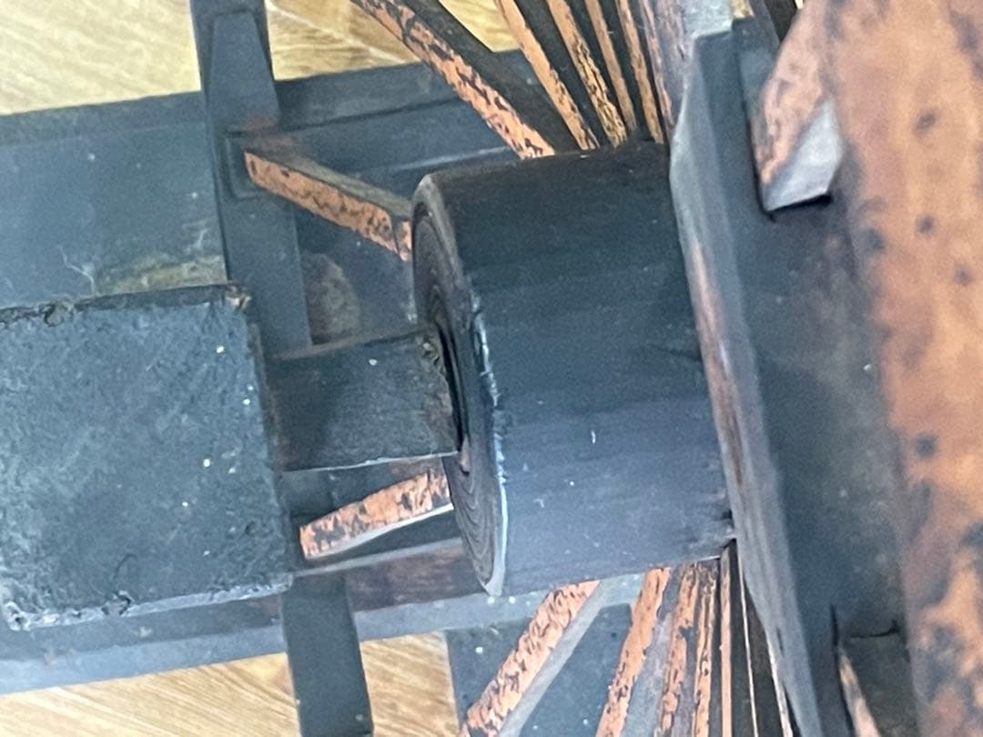 糸巻き 木製 アンティーク 昭和 糸巻機 レトロ 古民家 糸車 ディスプレイ