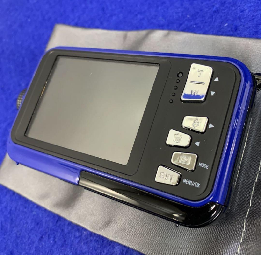 防水 防塵 デジタルカメラ ベルソス VS-N004SY(A) 2画面 水深3m