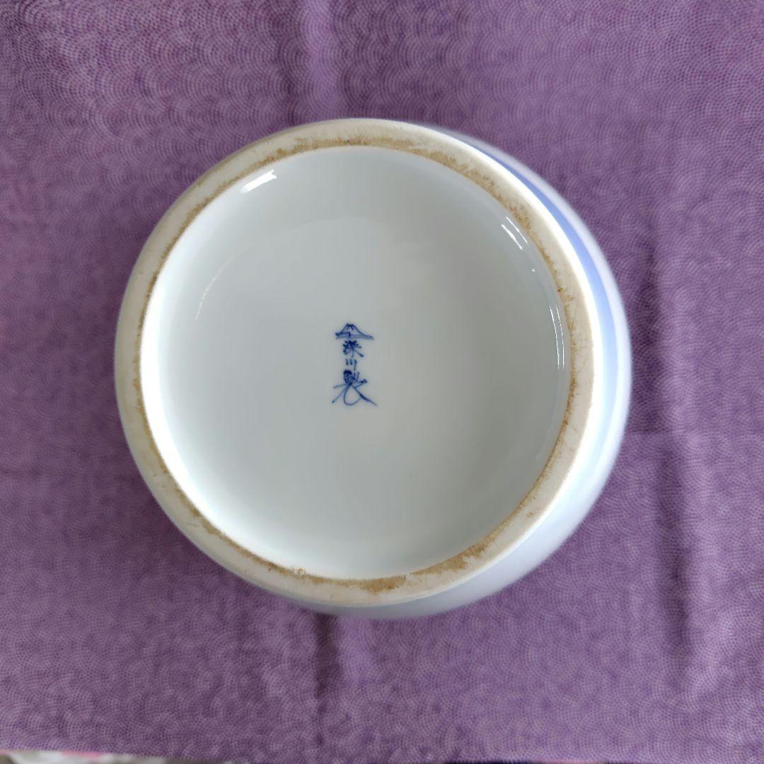 【未使用】深川製磁☆オールド深川☆錦鯉絵☆花瓶☆宮内庁御用達☆美術有田焼☆木箱付