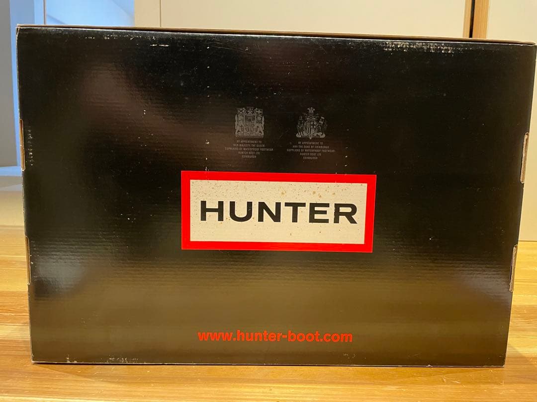 HUNTER ブラック 長靴 UK8