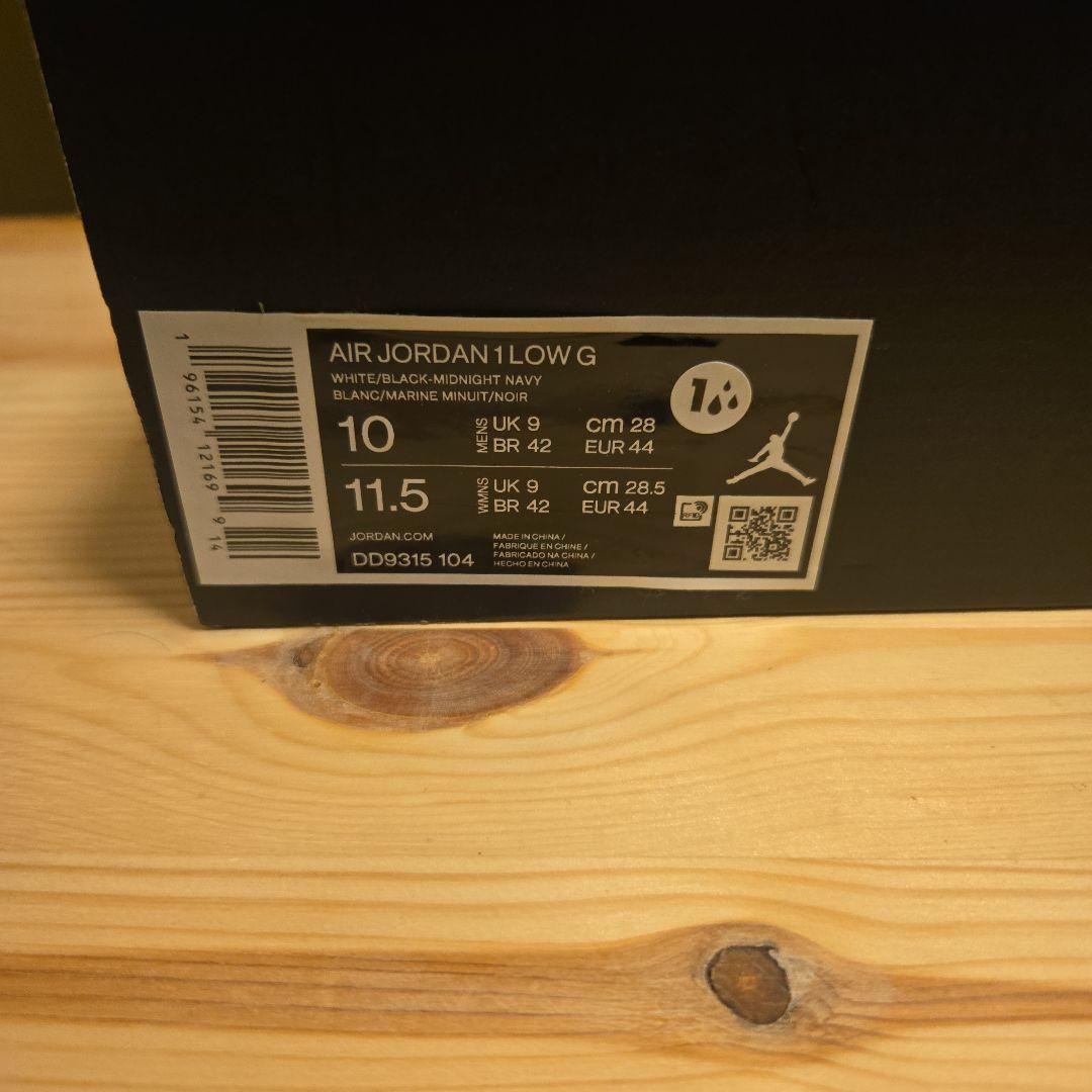 AIR JORDAN 1 LOW GOLF ミッドナイトネイビー