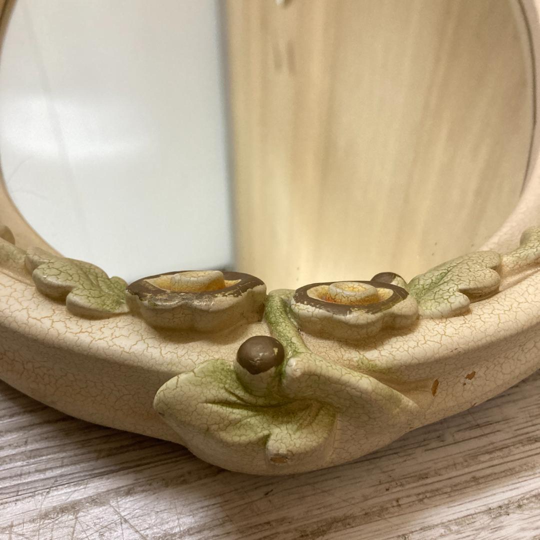 アンティーク調　ロココ調　ウォールミラー　壁掛け　鏡