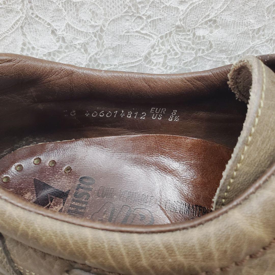 Mephisto メフィスト✨レザースニーカー 26.5cm フランス製 本革