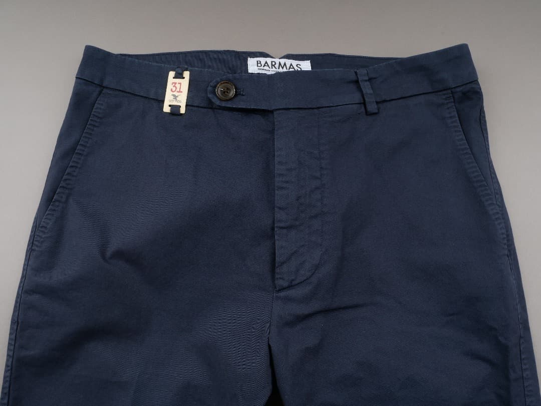 BARMAS◆Made in Italy◆31◆スリム ガーメントダイ パンツ
