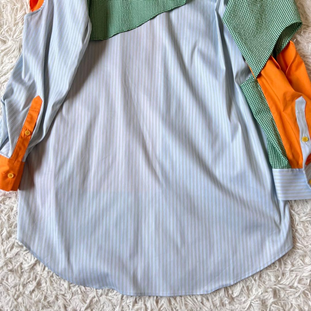 ENFOLD エンフォルド サッカーギンガム ホールSHIRT