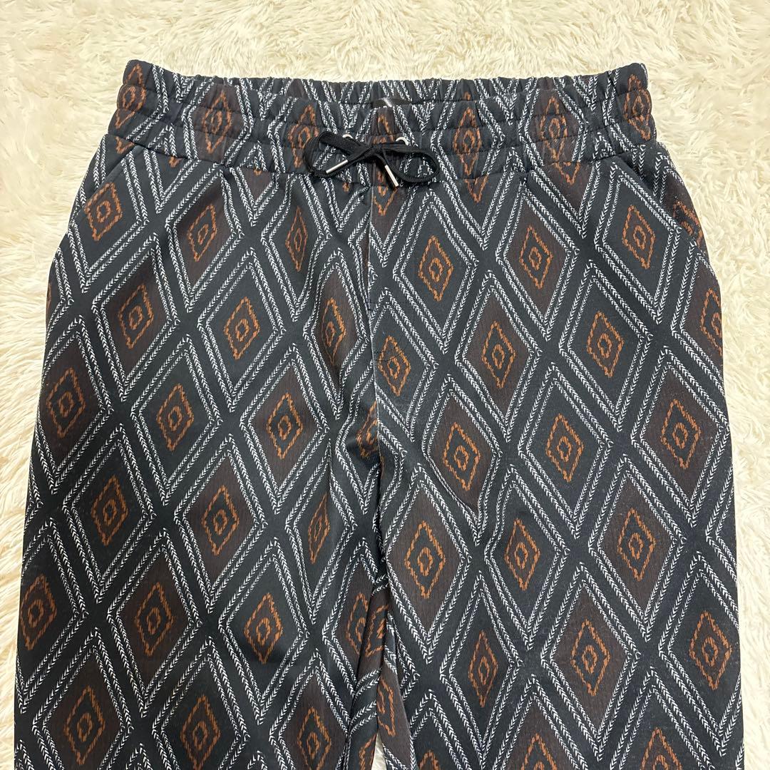 ザラ　ZARAジャージ　総柄　トラックジャケット　上下セットアップ　XL