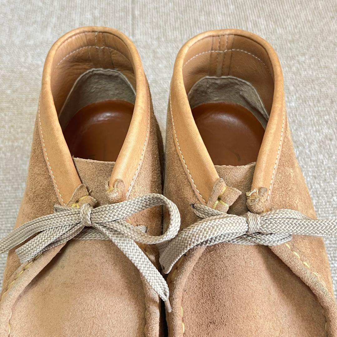 クラークス ワラビー Clarks ライトブラウン スエード UK7.5
