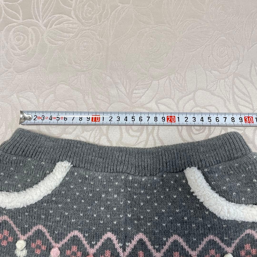 mezzo piano ハート柄セットアウターコートパンツマフラーまとめ売り