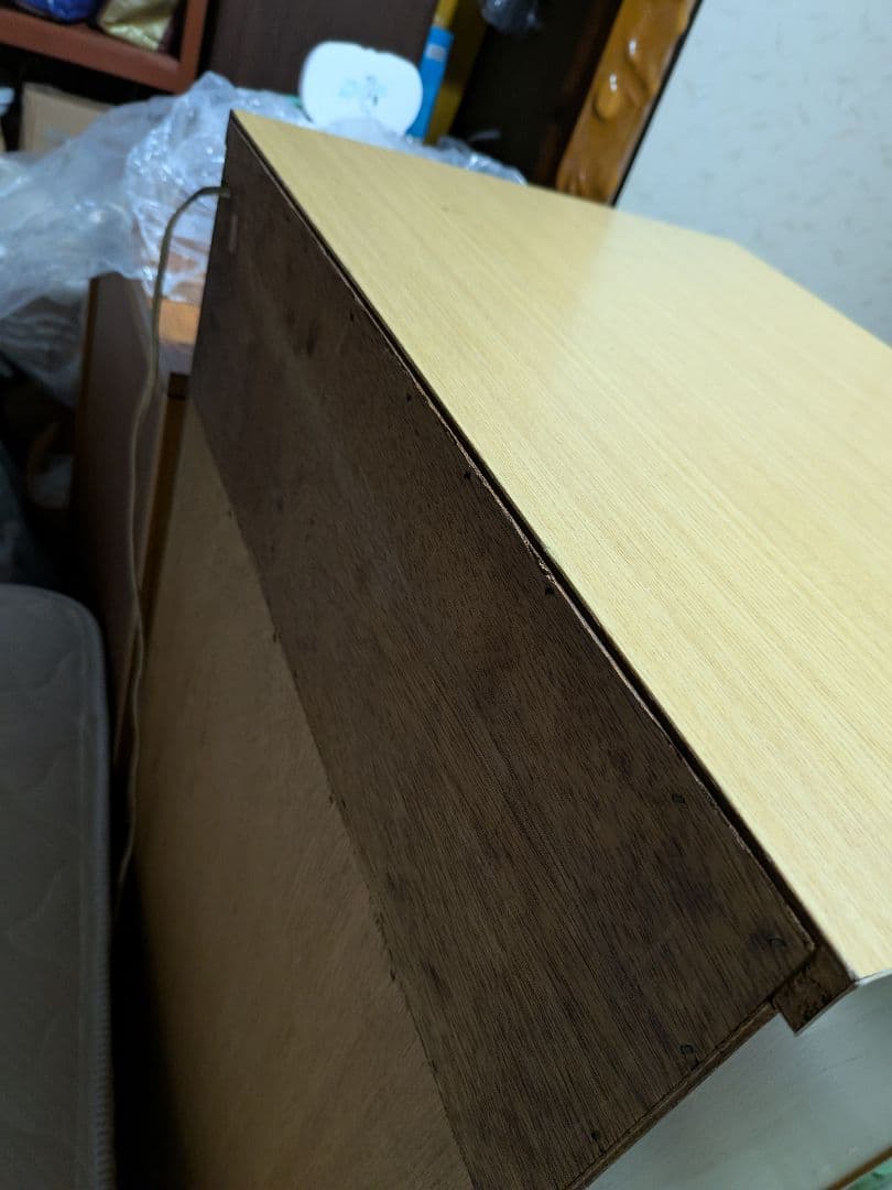 木製食器棚 ガラス棚付き