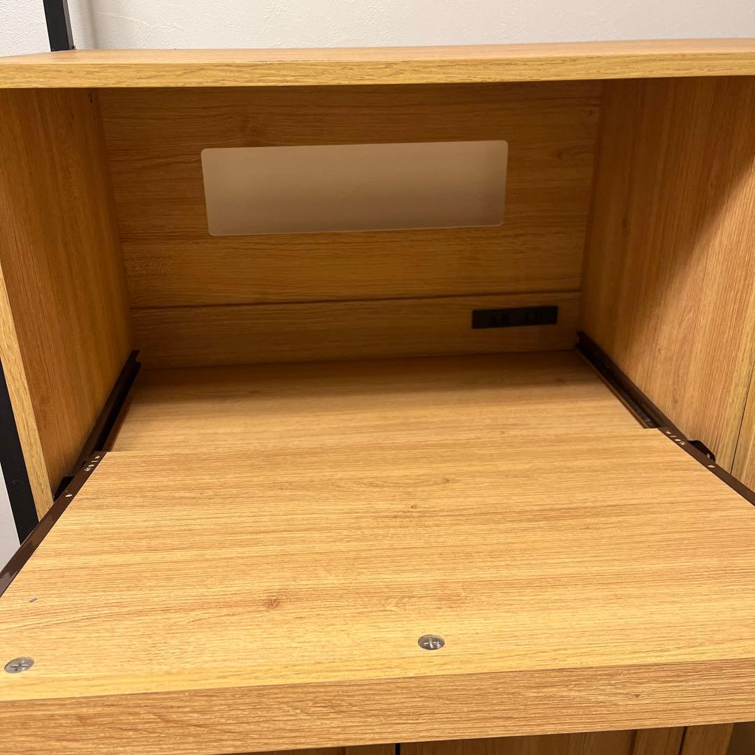 キッチンボード 食器棚 ロータイプ ヴィンテージ レンジ台 レンジラック