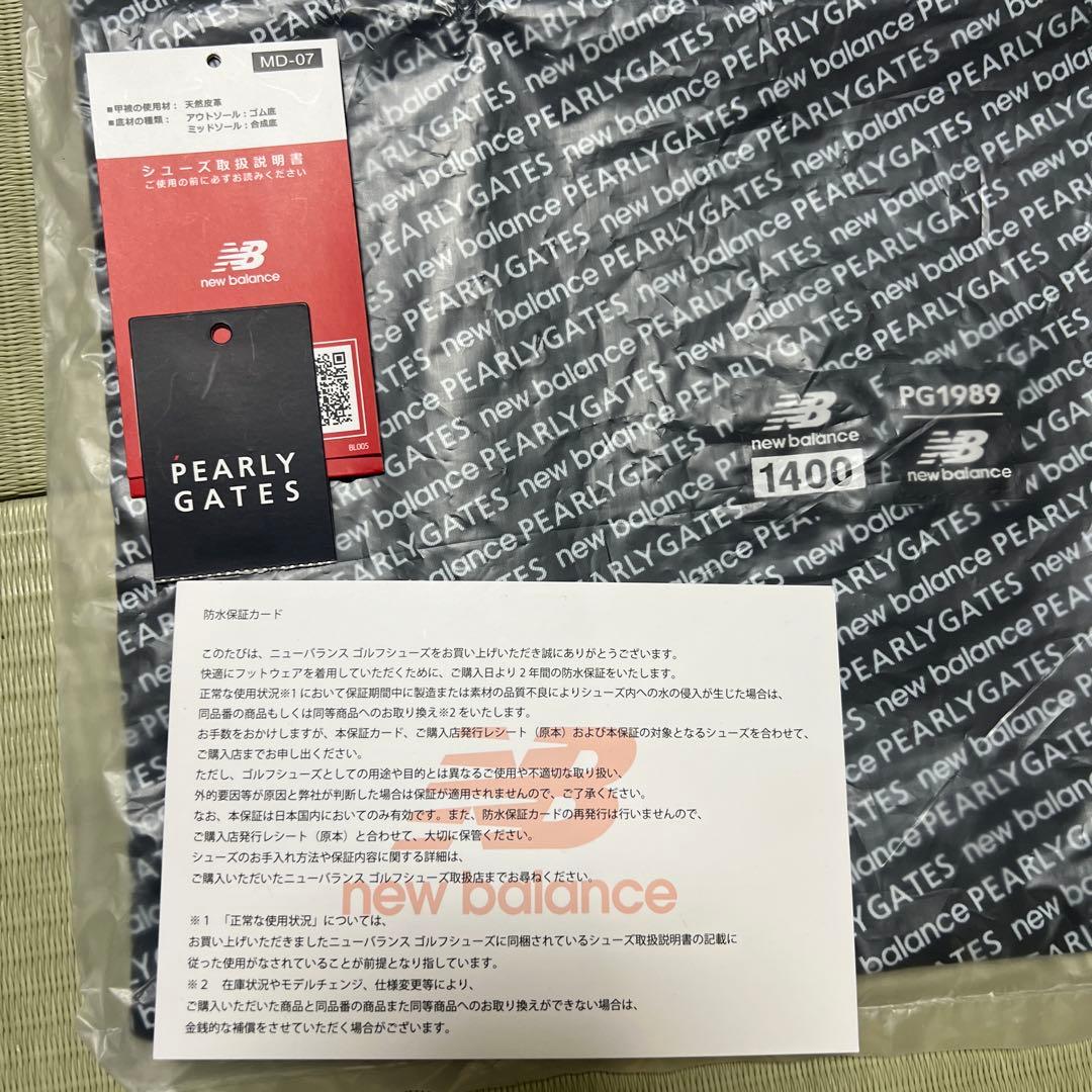 PEARLY GATES new balance 1400 ゴルフシューズ