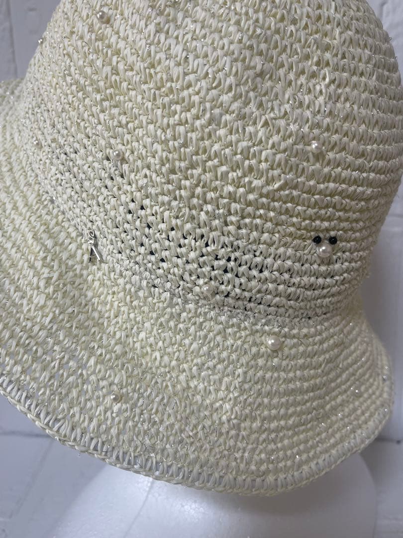 【新品タグ付き】アンテプリマ♡パンダ♡パール夏帽子遮熱遮光UVケア16,500円