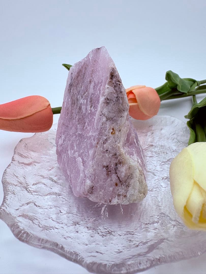 高品質クンツァイト原石 ✦ 希少大きめ343g ✦ 強い浄化力 × 空間調和