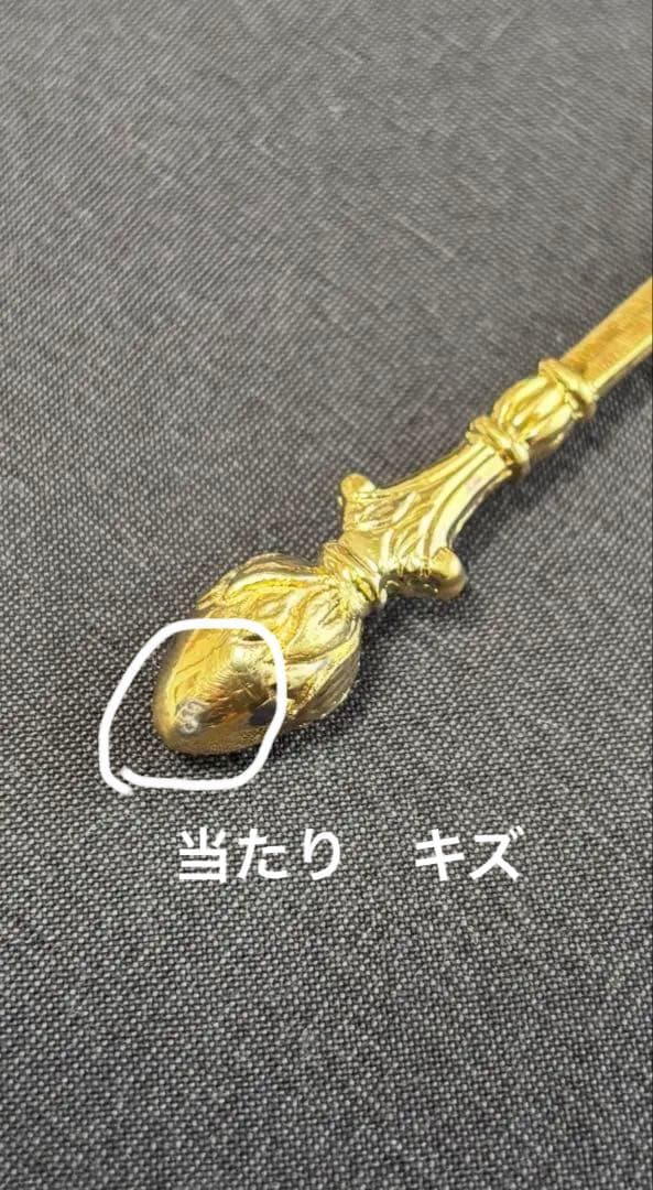 クリストフウィドマン 24金 デコラクラッシック ティーフォーク 6本 訳有