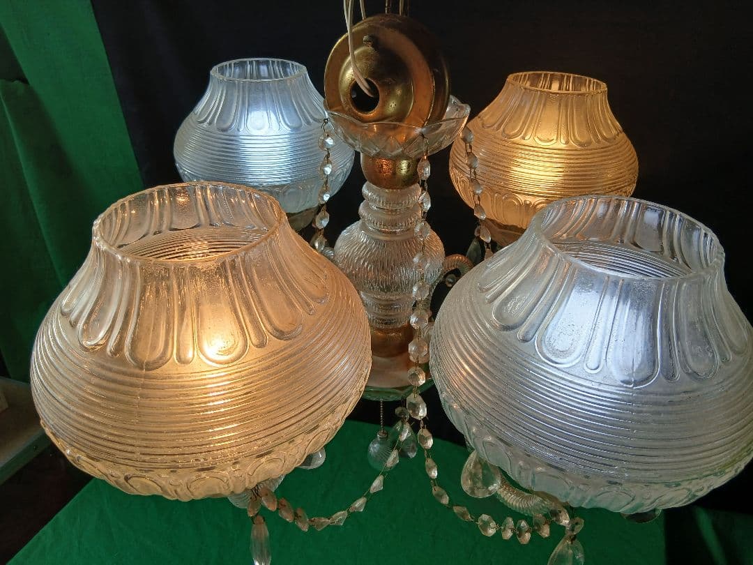 昭和レトロ&レア品　 シャンデリア 「ジャンク品」