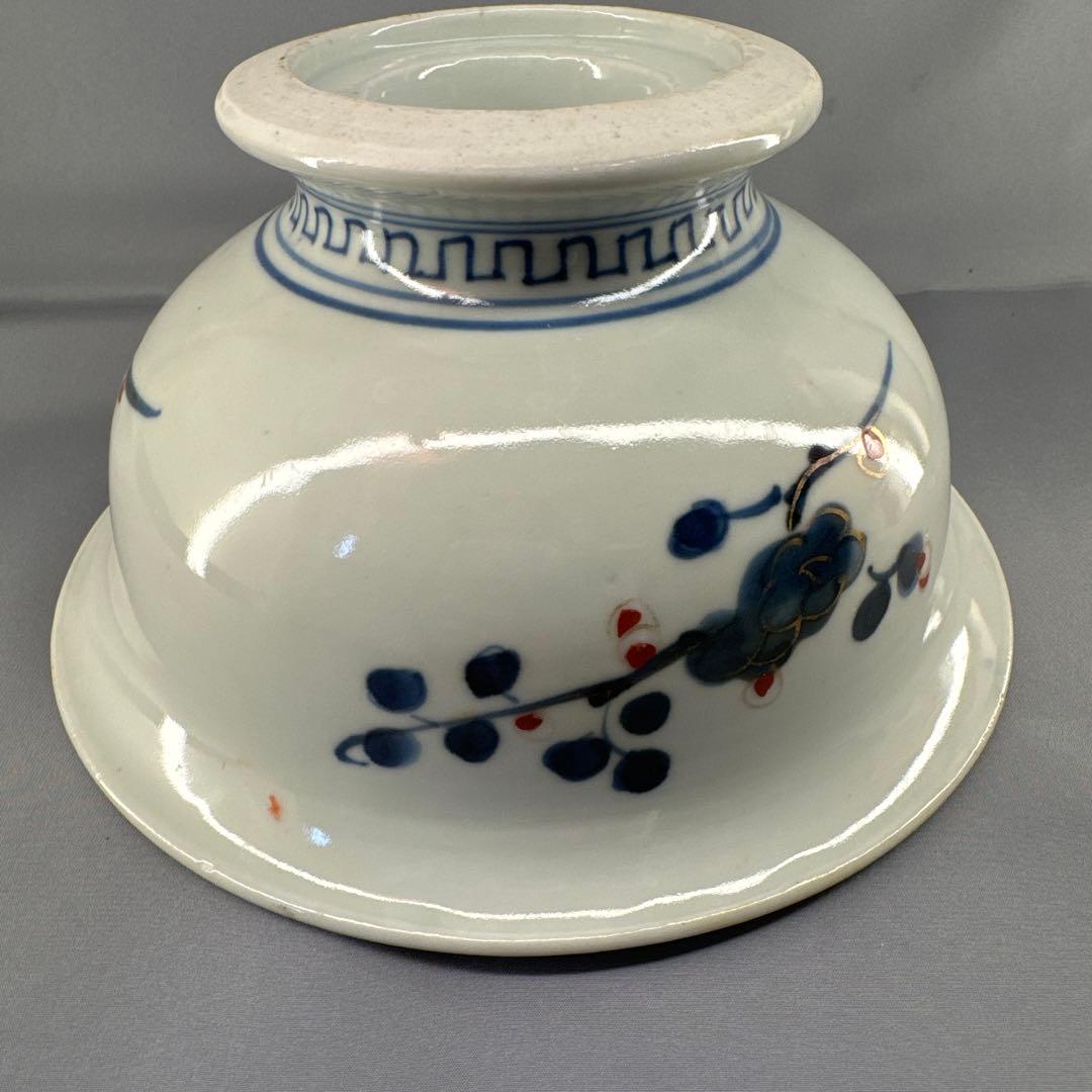 高台丼・古伊万里・麒麟図・松と梅