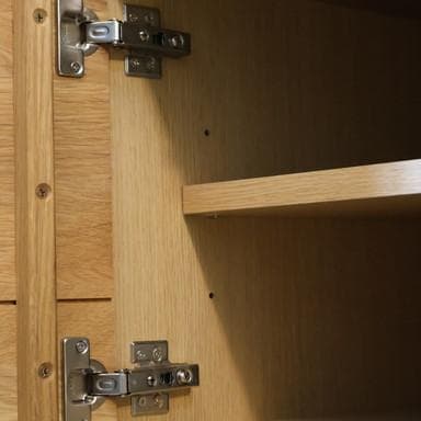 unico ウニコ HUTTE オーク材 キッチンボード レンジボード 食器棚