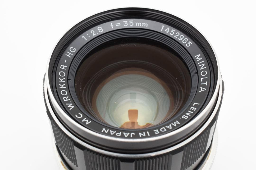 ミノルタ MC W.ROKKOR-HG 35mm F2.8 MF 広角レンズ