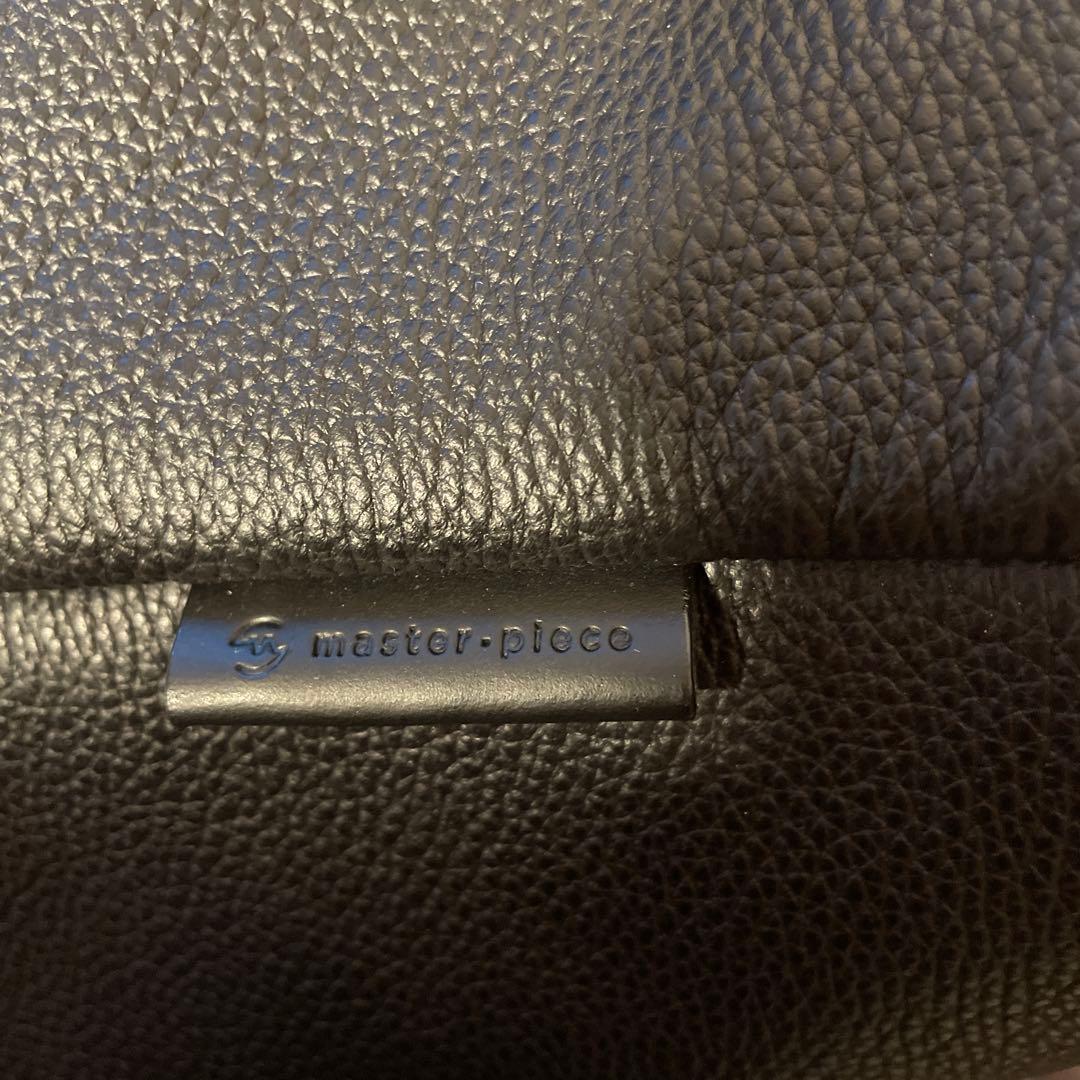 マスターピース drum 2wayショルダートート M ブラック