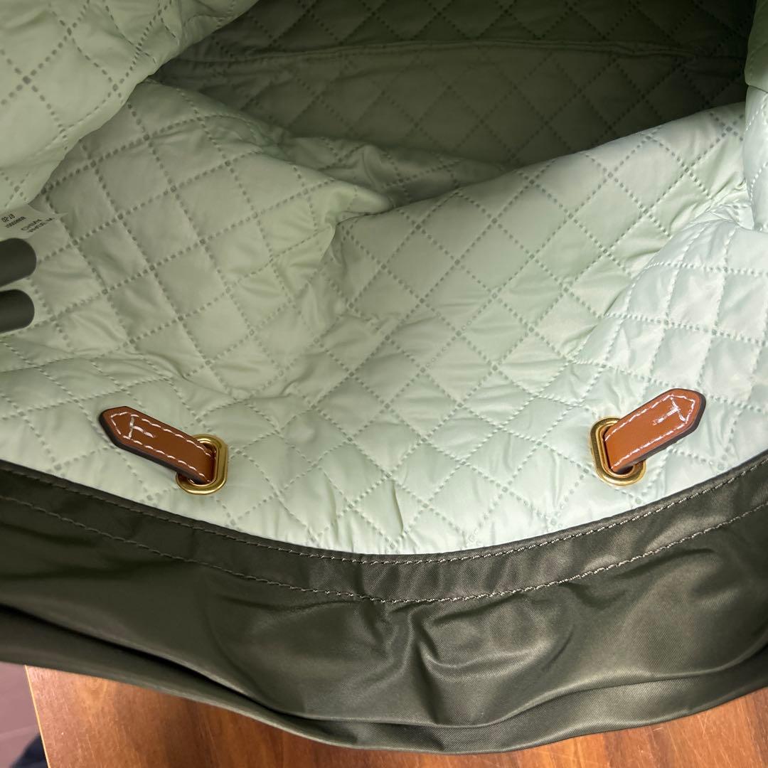 B*r様 【極美品】トリーバーチ 2way ショルダーバッグ ナイロン グリーン