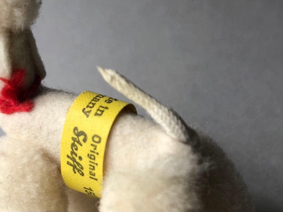 Steiff ポンポンプードル　ホワイト