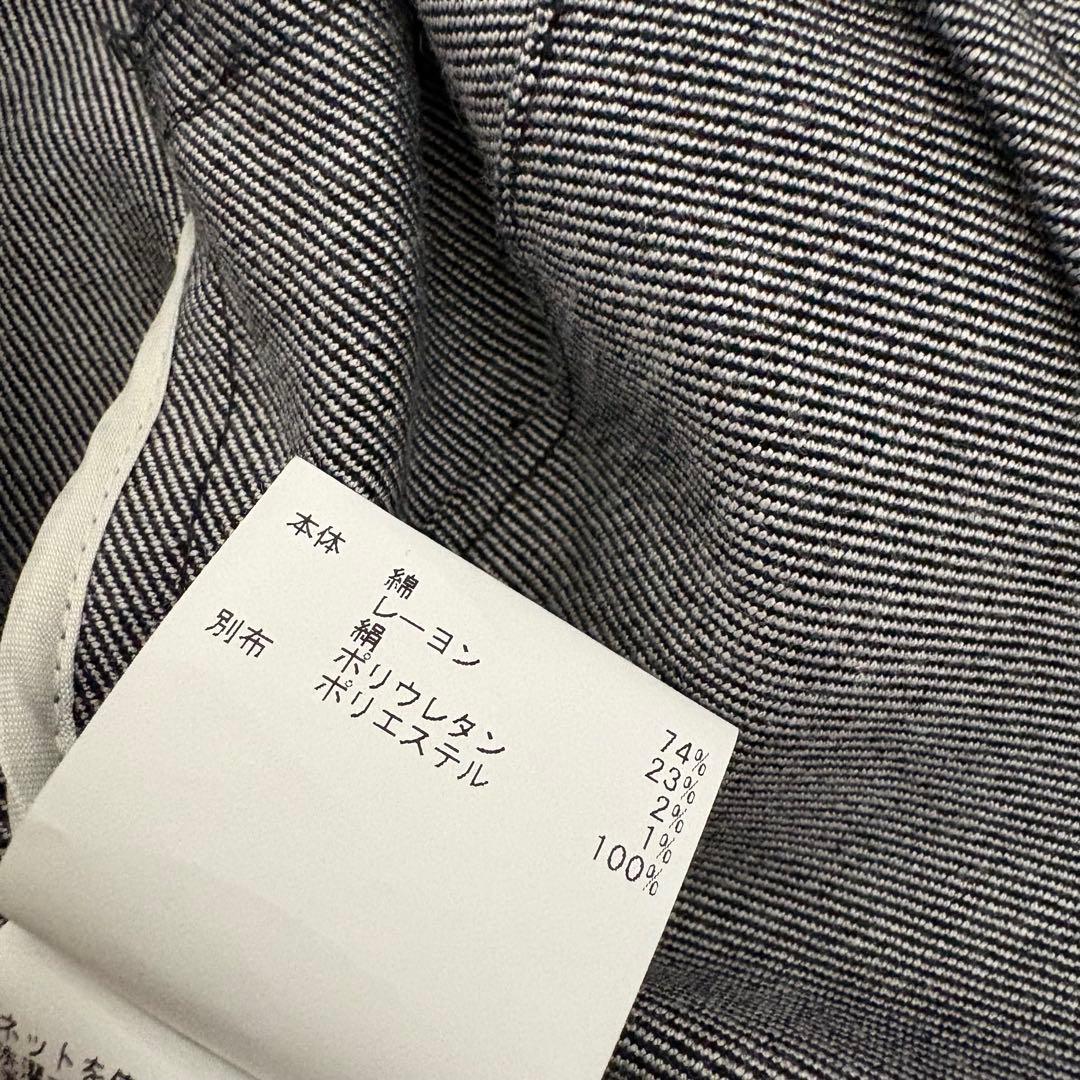 美品！ANAYI 2023 デニムライクジップアップ ジャケット38 定価５万