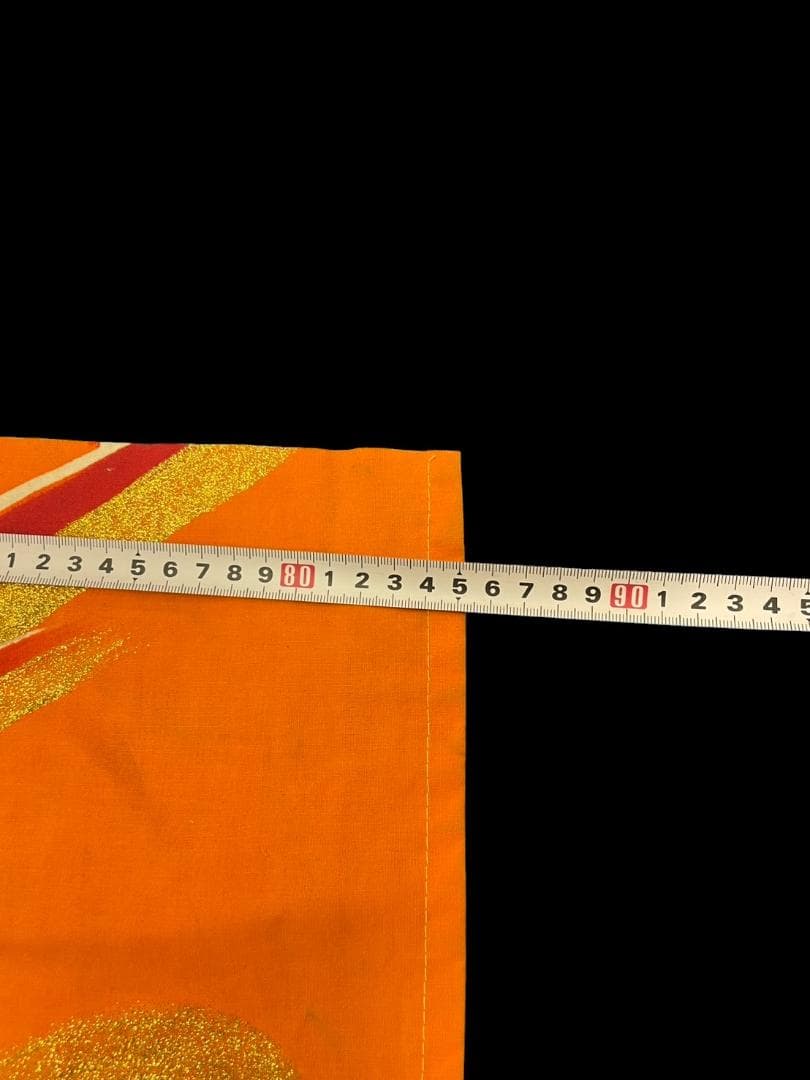 時代物 のぼり古布 布 木綿 武者絵 幟旗 侍 五月 670 x 85cm