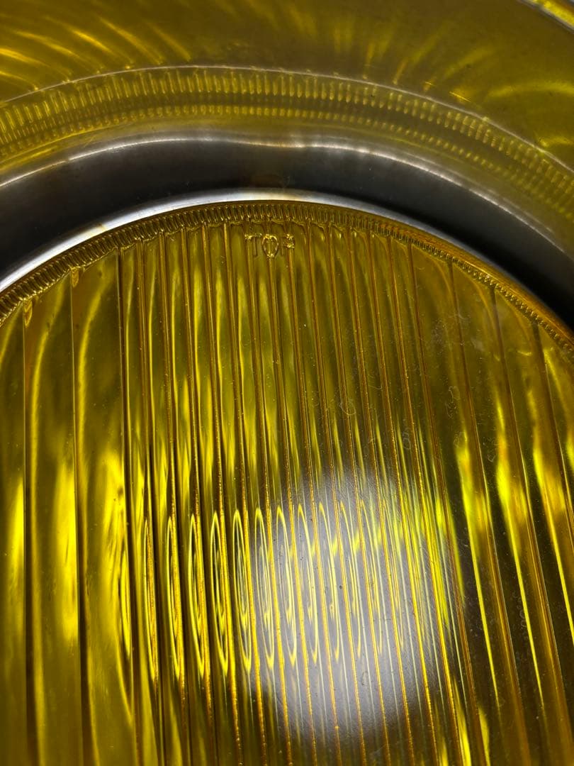 イエロー 丸型 フォグランプ 左右セット ひさし付き