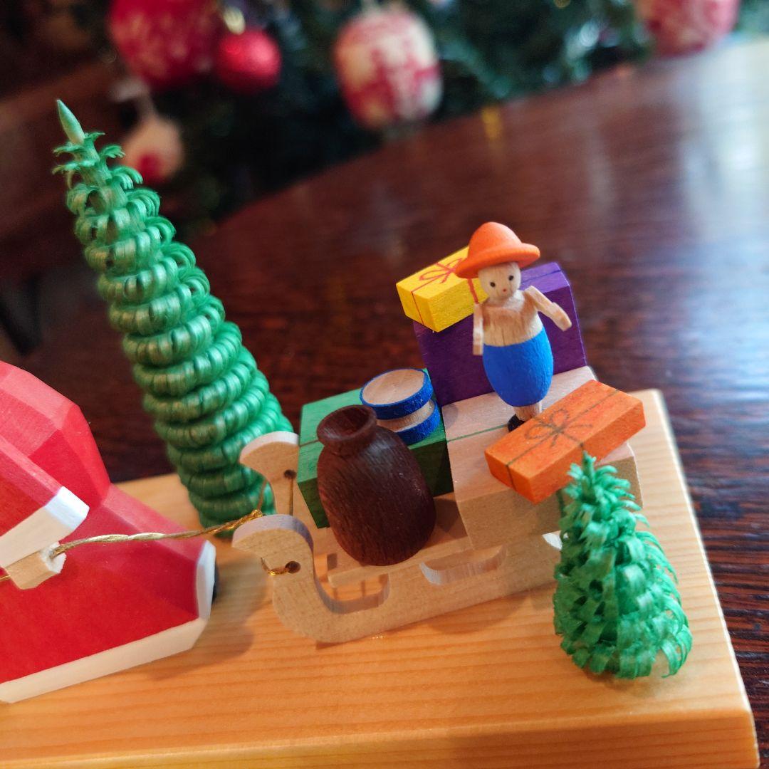 ドイツ　エルツ　ベッティーナフランケ　サンタ　キャンドルホルダー　Xmas＊新品