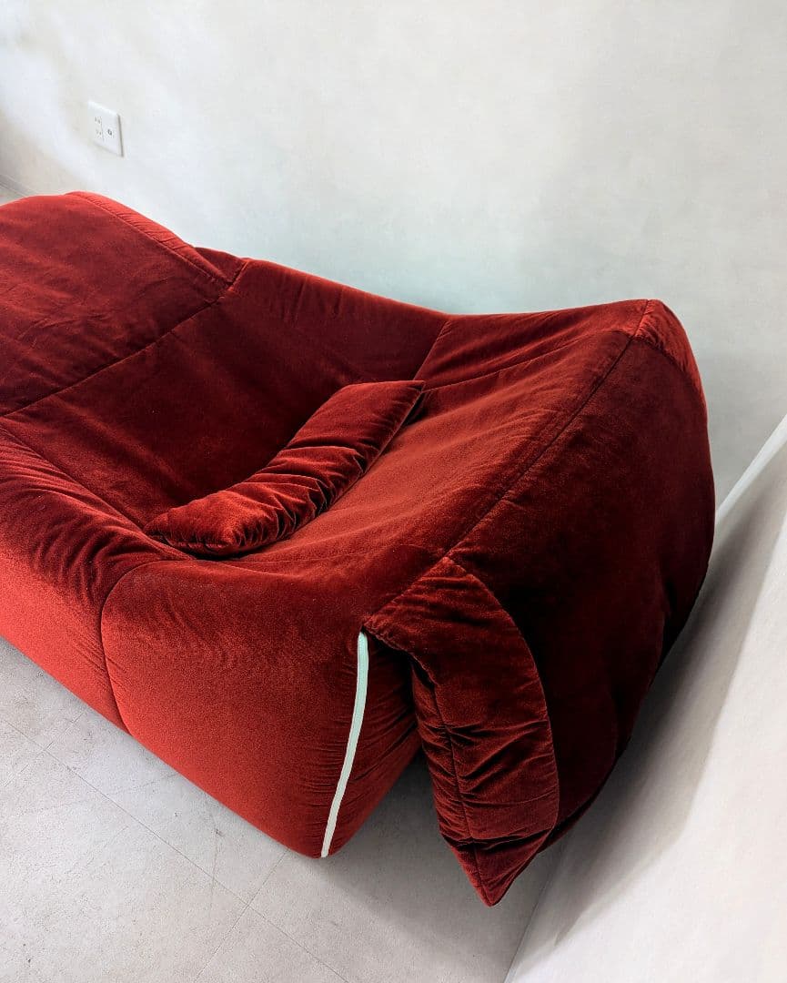 極上品　【ligne roset】リーン ロゼ プリューミー　1Pソファ＆パフ