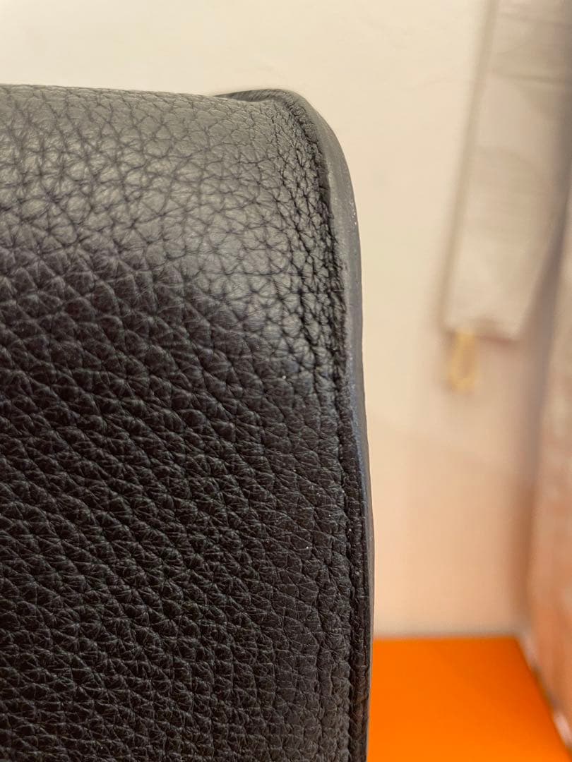 HERMES エルメス□O刻印 ジプシエール37 ショルダーバッグ　ブラック