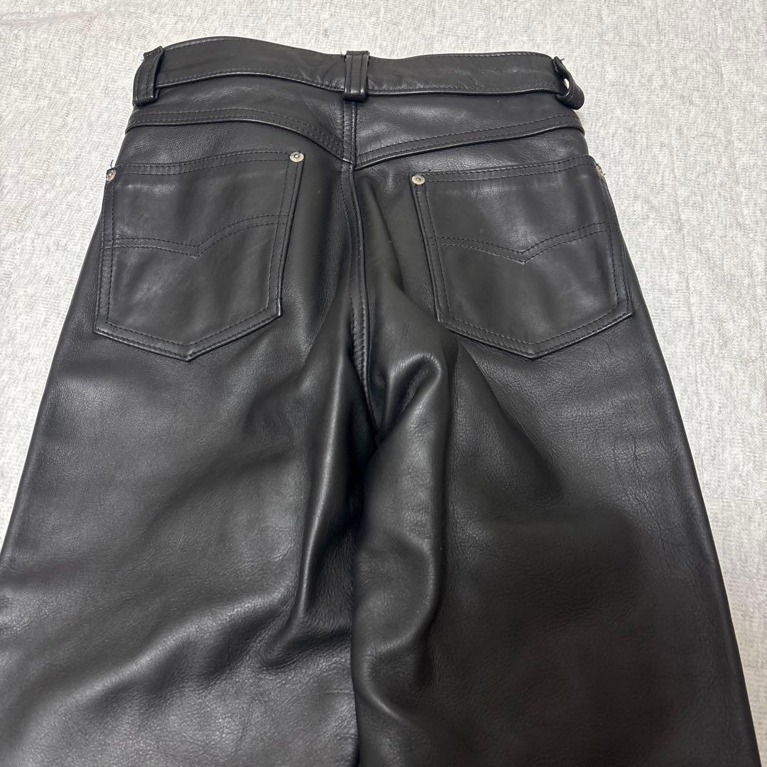 希少 SCHOTT 600 レザーパンツ　バイカー ライダース USA