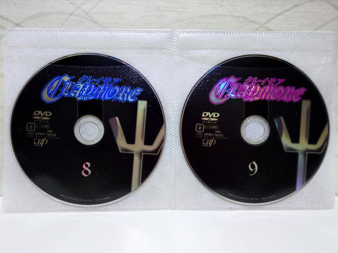 クレイモア　DVD 全9巻　全巻セット　レンタル落ち　CLAYMORE