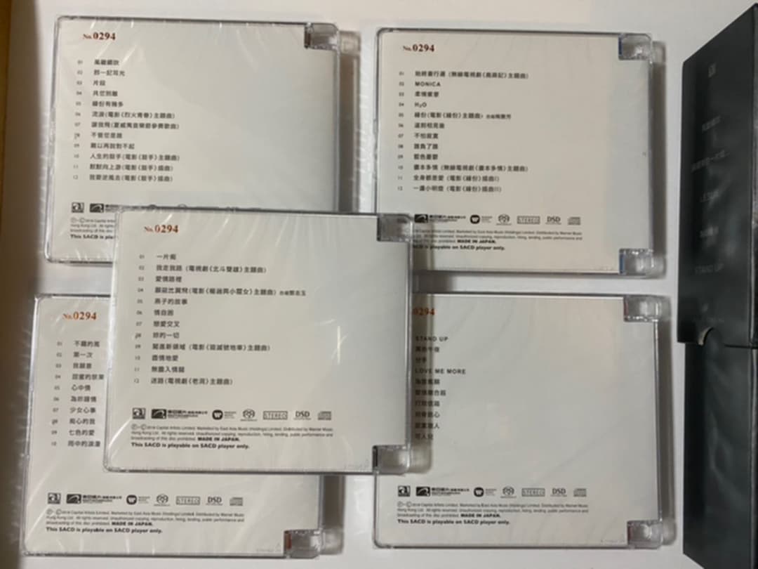 新品高音質SACD 5枚　張國榮 レスリー・チャン　Leslie Cheung
