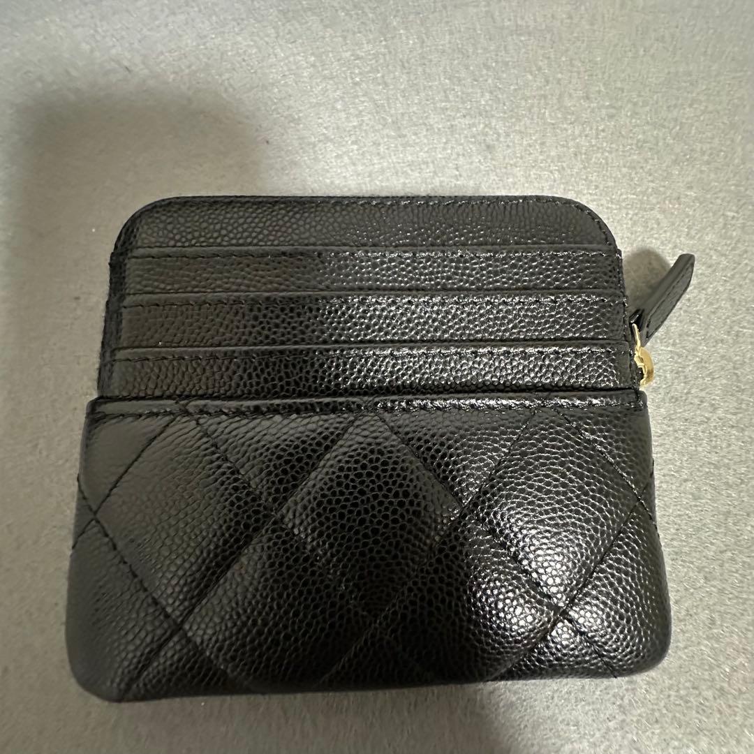 ほぼ未使用CHANEL キャビアスキン　マトラッセ　ケース