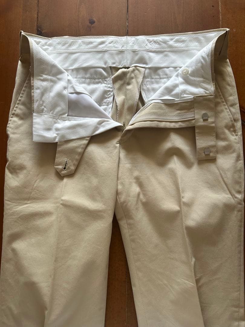 【GINZA Global Style】セットアップ　コットンスーツ　ベージュ