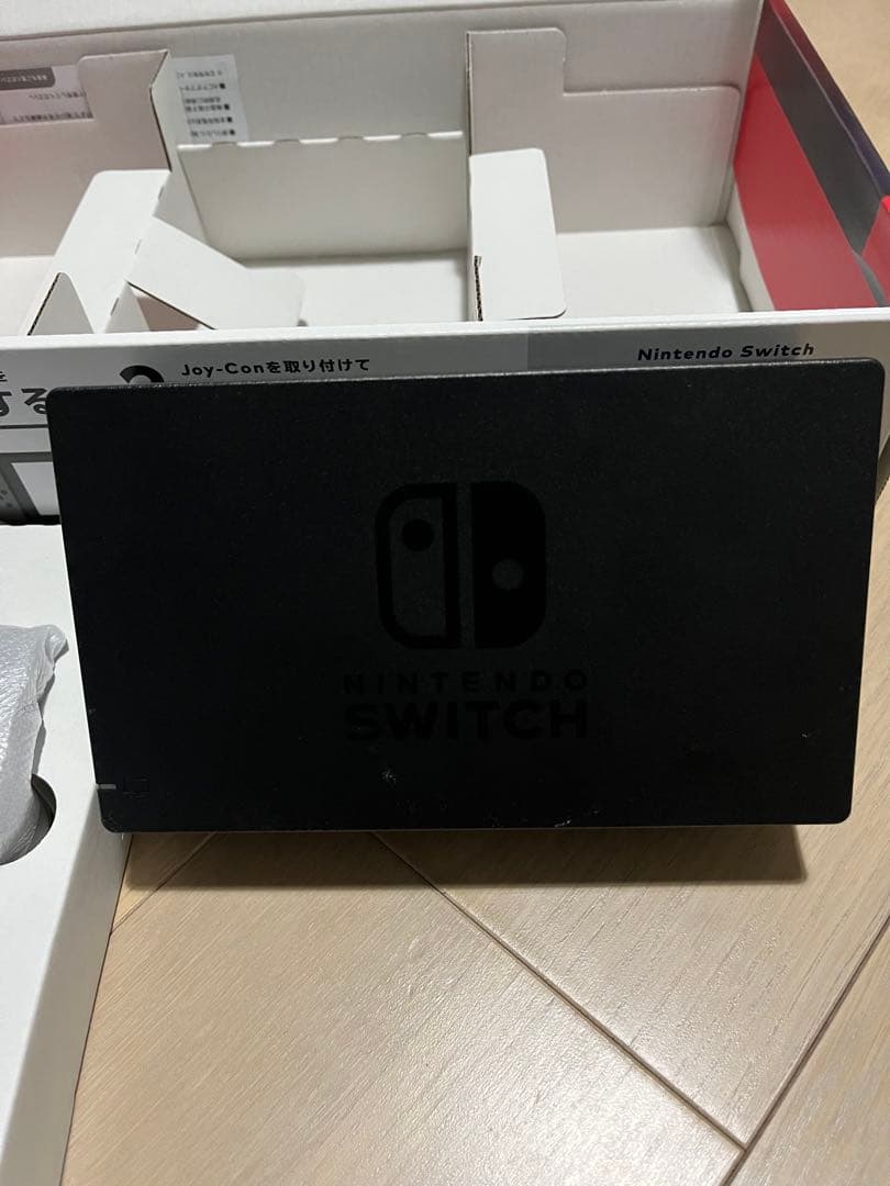 Nintendo Switch グレー 本体セット 美品SDカード保護フィルム付
