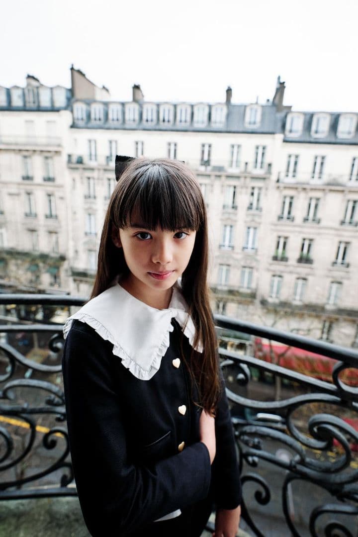 【新品未使用】ZARAキッズ ハートジャケット・スコート&ボウタイシャツ 164