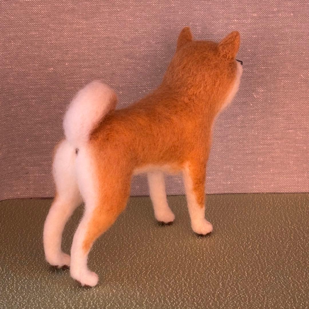 柴犬　羊毛フェルト　ハンドメイド　No.105