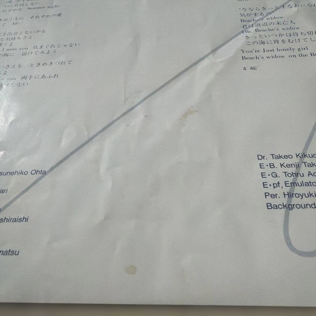 【オリジナル盤】山下達郎 角松敏生 LP2枚セット 再生確認済 シティポップ