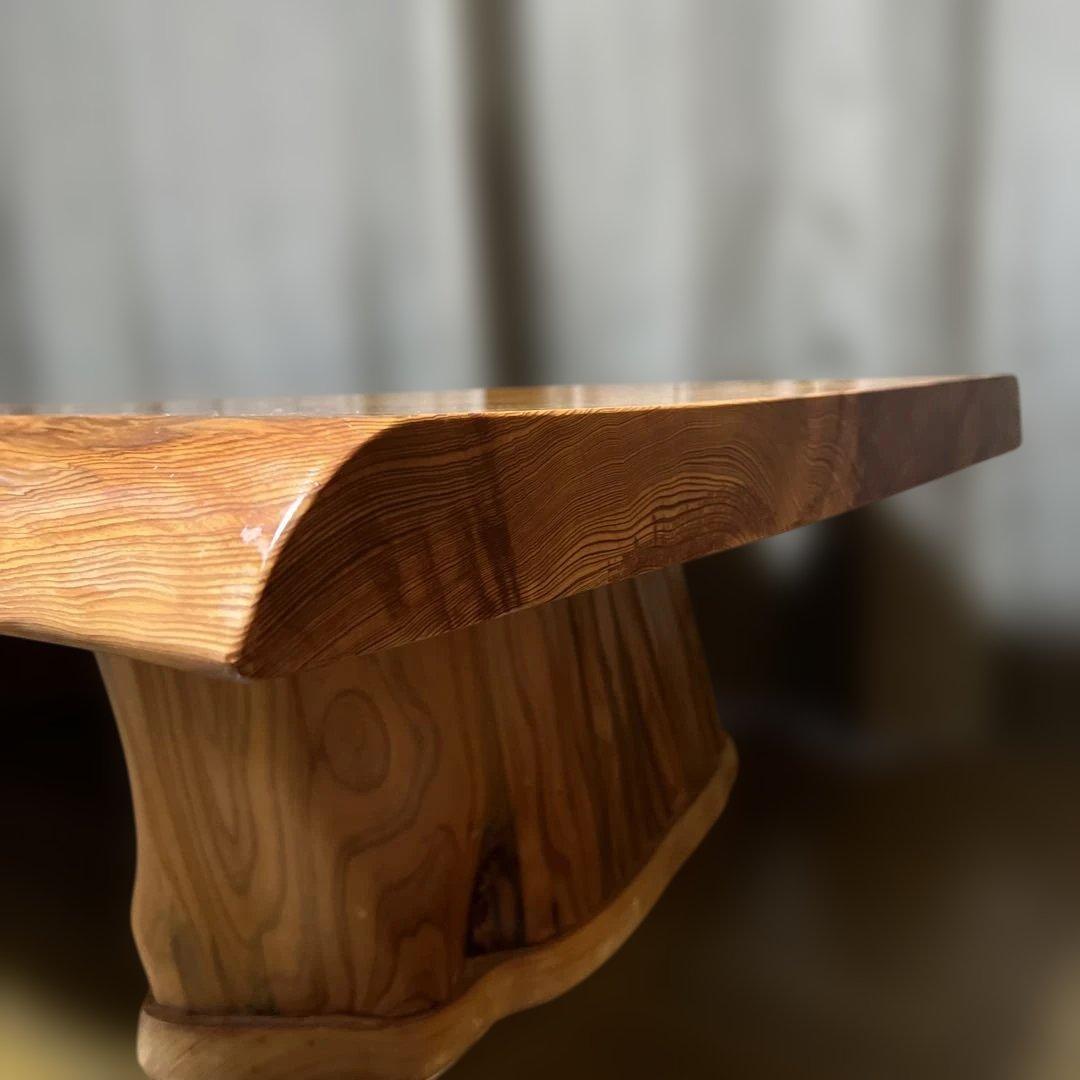 美品　希少　世界遺産　屋久杉　座卓　セパレートタイプ　樹齢1,000年以上
