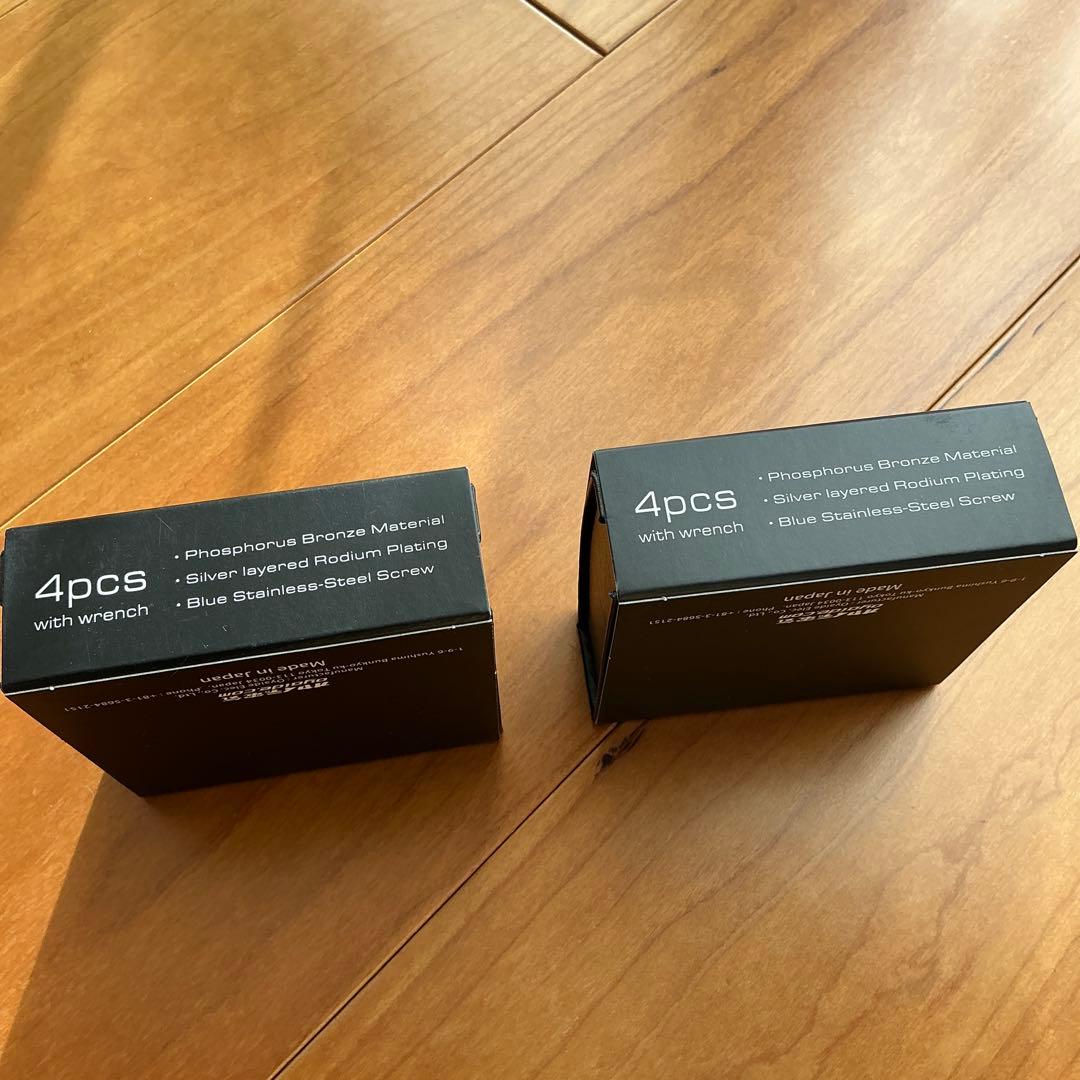 【極美品】オヤイデ　バナナプラグ　SRBN 　（２セット）　ロジウムメッキ