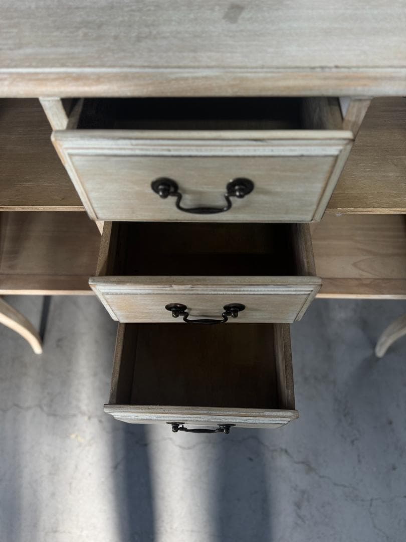 【moco】ナチュラル木製キャビネット 3引き出し 2扉 173